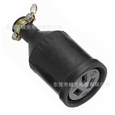 WJ-7330B 澳规插座 国标三插连接器 30A 中间插座 接线插座