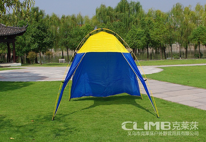 Kleiner export Japanese and Korean multi-person single-layer tent Outdoor Leisure Canopy fishing beach sunshade pergola