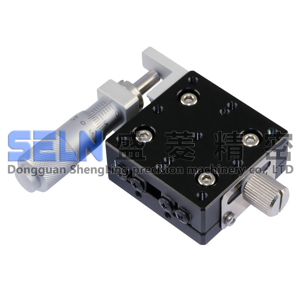 供应 台面40*40 X轴 微调架 手动可调平台 LX40-L手动位移平台