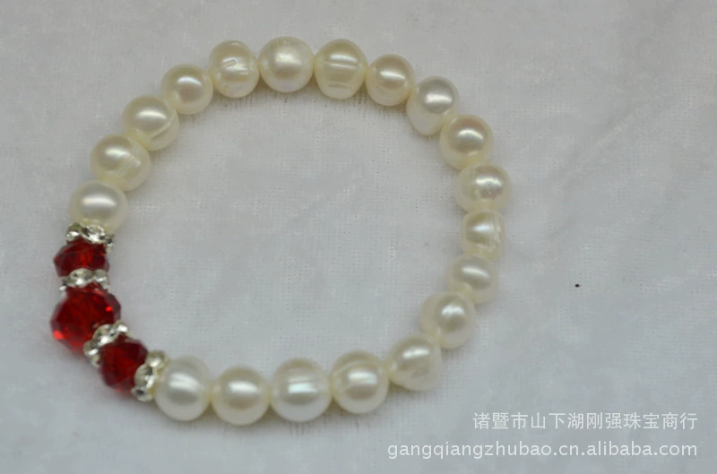Кристальная bracelet из жемчуга, аксессуар