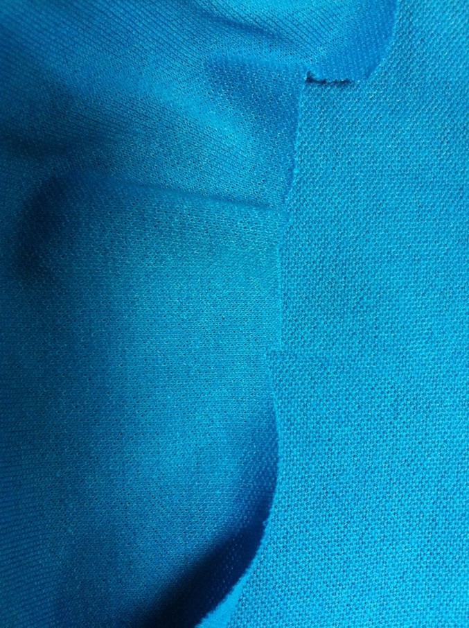 供应全涤珠地网眼布 全涤短纤PK布 全涤POLO衫面料 单双珠地齐全