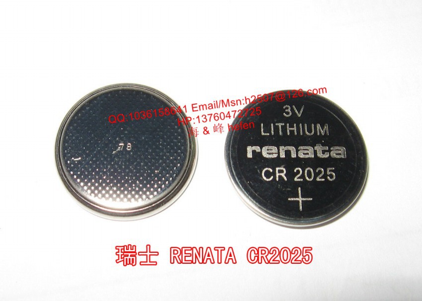供应RENATA CR2025纽扣电池 工业装