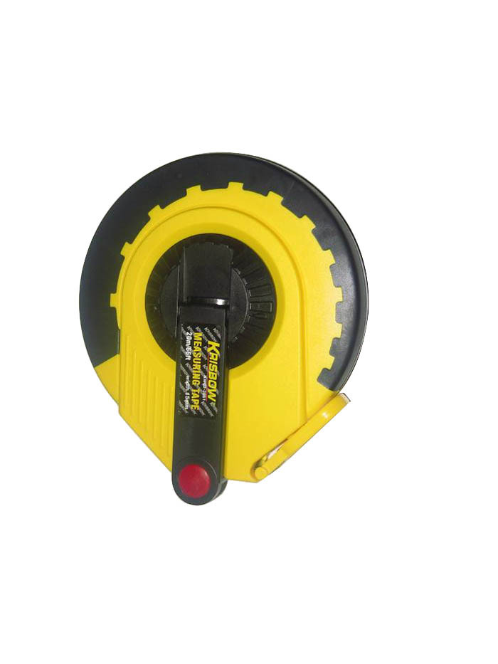 供应皮尺 包胶快速回缩塑料纤维尺 50m 30m 20m 出口欧美