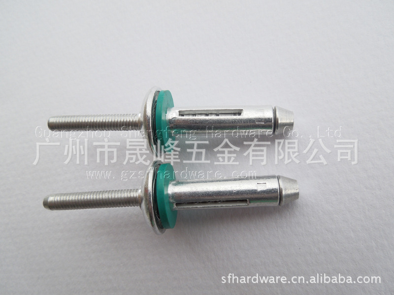 现货供应铝灯笼铆钉、带胶垫灯笼型抽芯铆钉