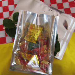 工厂直销24*30cm半透明袋 镀铝阴阳袋复合三边封袋食品袋明暗袋1