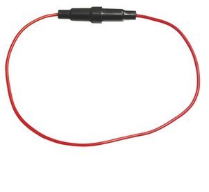 直供保险丝座 5*20带线保险座尼龙保险丝盒带弹簧带玻璃管