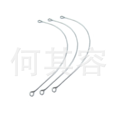 厂家供应批发不锈钢 316L 耳挂 配件 无洞耳环316L耳钩|ms
