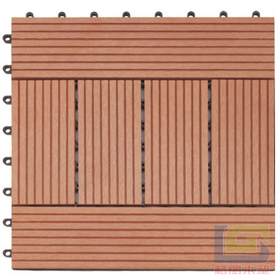 工厂热销 环保生态木塑户外产品 阳台拼花地板 DIY快易铺木塑板