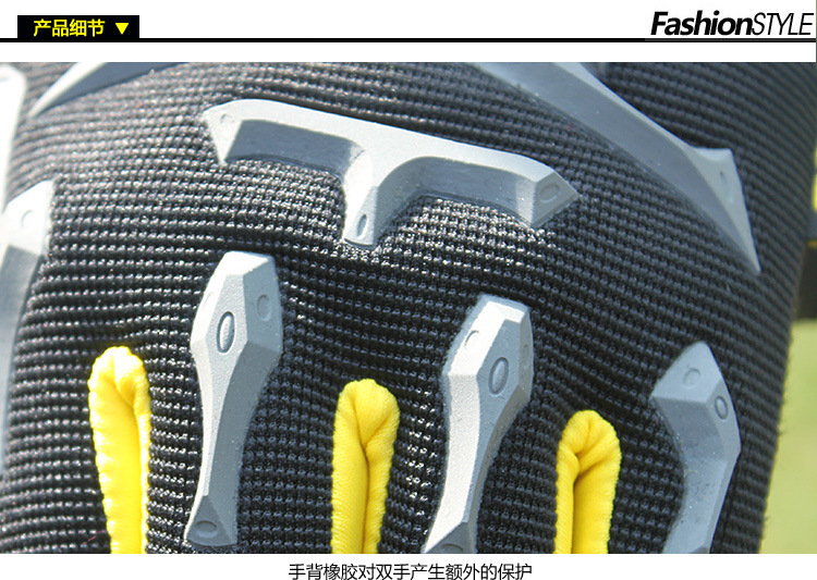 Gants pour vélo homme TOTTA - Ref 2246497 Image 4