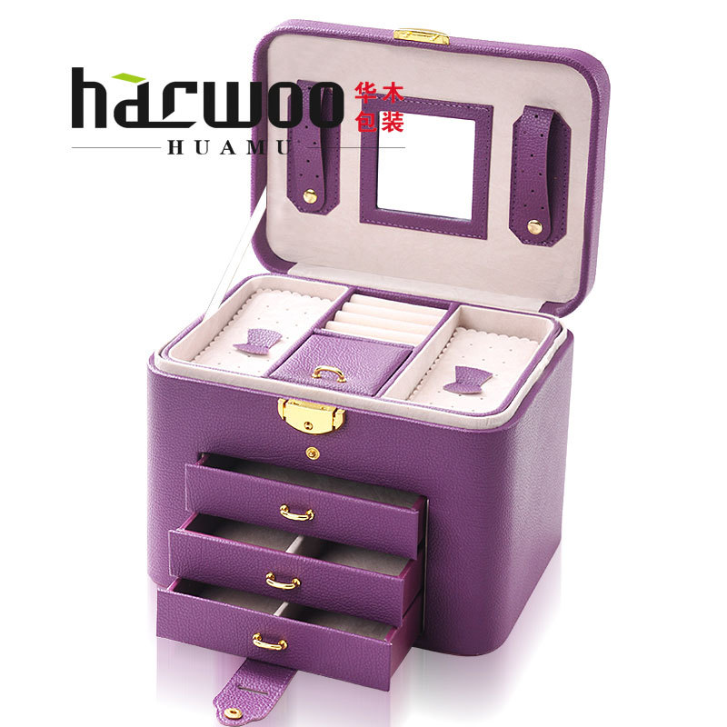 供应 皮首饰盒 饰品盒 化妆盒 木质珠宝盒 汽车钥匙包礼盒