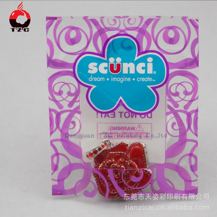 PE透明食品袋包装 外贸食品袋批发 饰品包装袋 QS认证食品级证