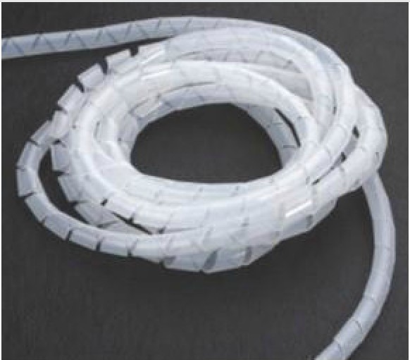 缠绕管 包线管 电线绝缘管 黑白 直径4 6 8 10 12 16 20 25mm