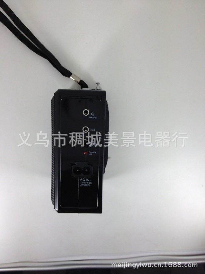 FM radio cmik with LED lights and automatic search and automatic memory functions detail image 2