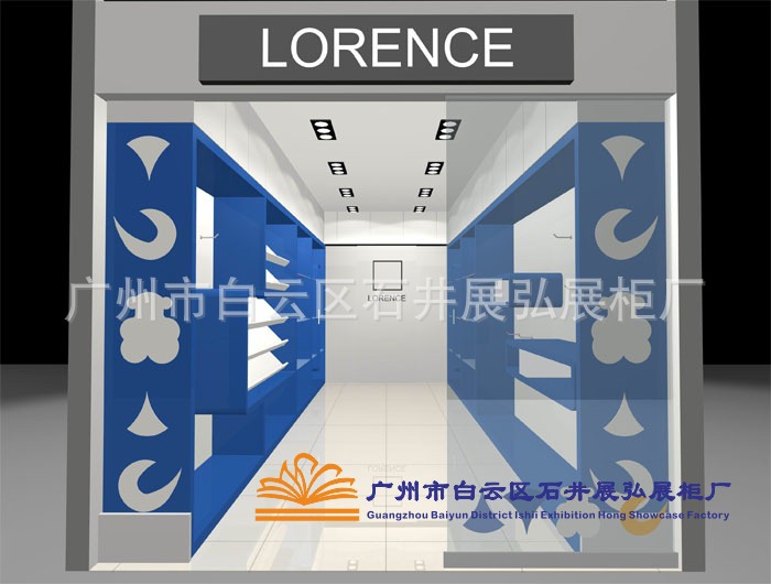 广州展柜厂家高档鞋柜品牌鞋店展示高矮柜台流水台中岛柜多功能