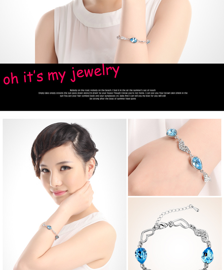 Fashion Crystal Bracelet display picture 2