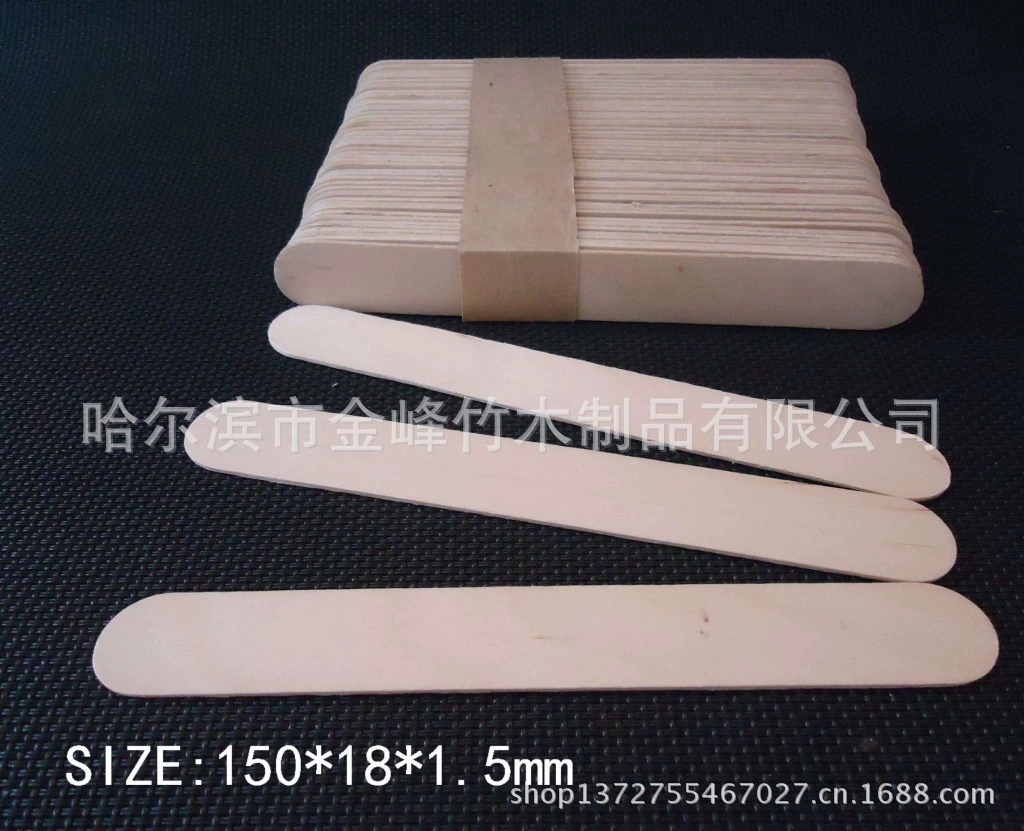 Низкая цена поставки депрессора языка березы своими руками для взрослых и детей, красочные, особой формы.