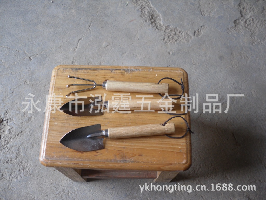 迷你园艺工具 儿童花园工具三件套 小铲/耙/大铲种花
