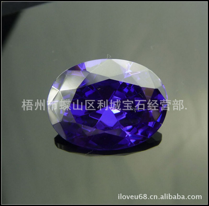 Wuzhou zircon Country of Origin Direct selling Egg zircon Loose Zircon Colored stones