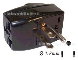 WDS-5厂家直销一转三转换插座 泰国加拿大旅游适配器 美规插头