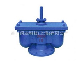 厂家直销QB2-10铸铁双口排气阀法兰排气阀朗科阀门