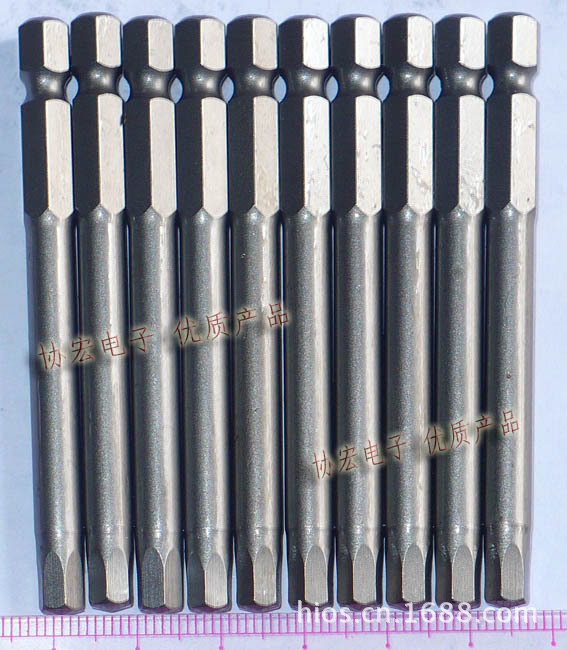 供应内六角批咀ZJB英制电批头批咀S1/4*70*H6内六角批咀H3