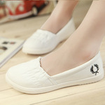Обувь, белые тканевые кеды, коллекция 2023, в корейском стиле, оптовые продажи