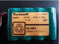 Twicell SANYO 8HR-4/5AU 9.6V 频闪仪电池 可充电电池