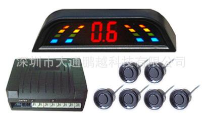 6探头LED数码显示倒车雷达 适用多种车型 多种LED可选探头可选|ru