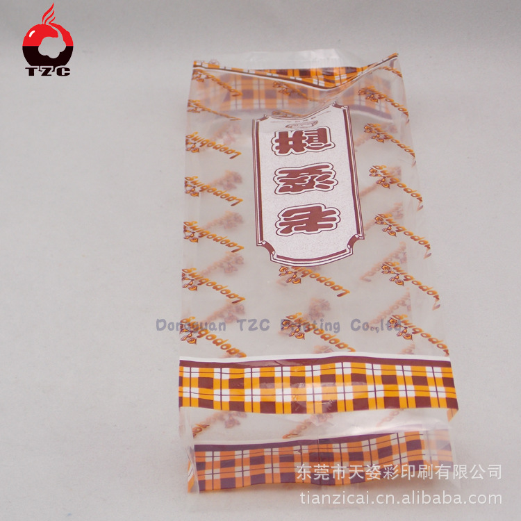 专业食品袋供应商东莞厂家 风琴塑料袋 饼干食品包装袋 精美印刷