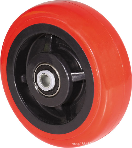 脚轮 6寸重型韩式聚氨脂单轮优冠脚轮厂家直销轮子静音轮