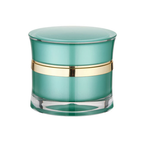 优质50克透明亚克力腰圆瓶 膏霜瓶 日霜瓶