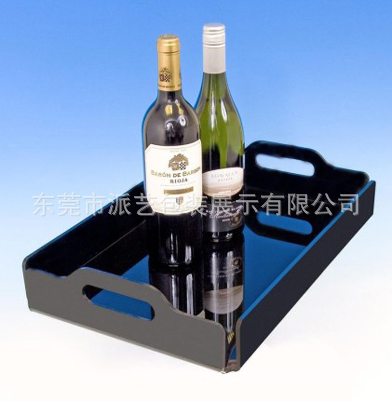 彩色亚克力托盘亚克力水果托盘多用亚克力托盘