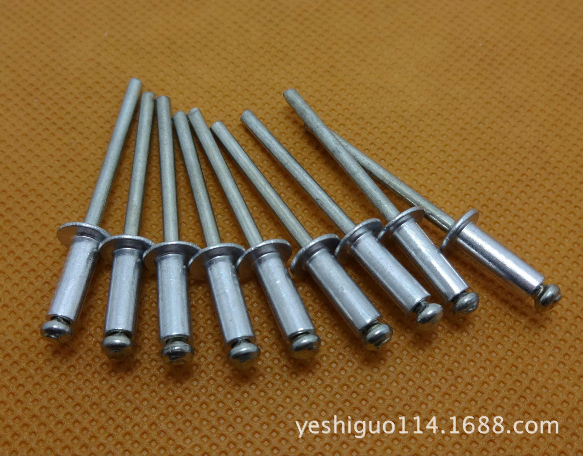 生产开口型抽芯铆钉（工厂）规格型号4mmx13mm铝铁合金