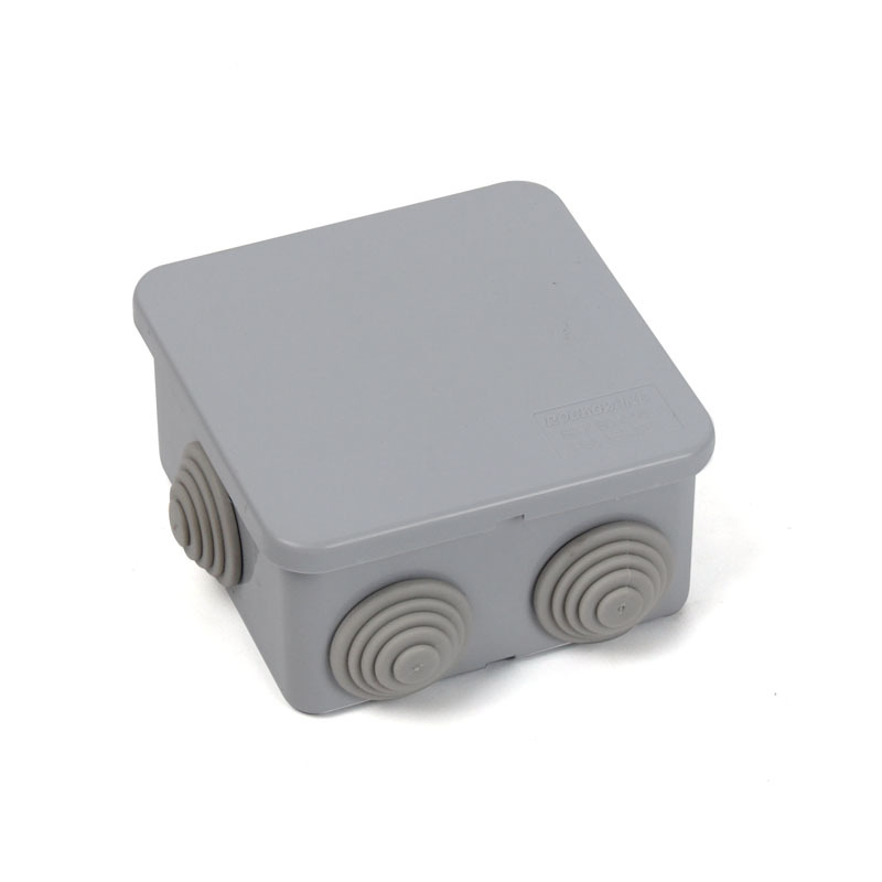 带孔线盒 80*80*40mm接线盒 带孔塑料方盒