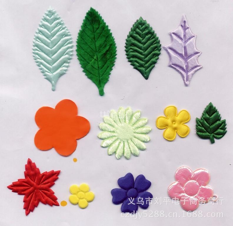 供应超声波压花 花片 各种形状布花 头饰