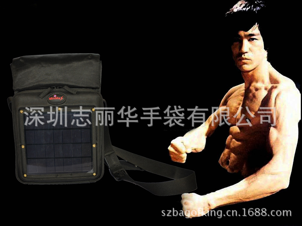 生产加工 太阳能充电包 太阳能平板电脑手机充电挎包 冲电休闲包
