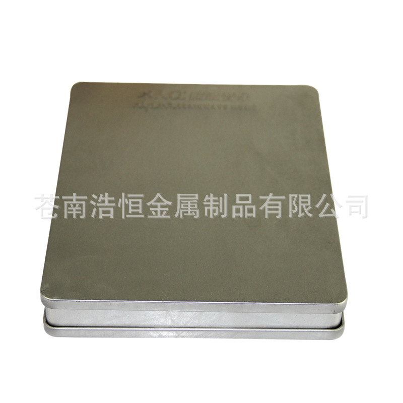 厂家定制 大型环保方形铁盒 不开窗上下盖也可开窗马口铁铁盒