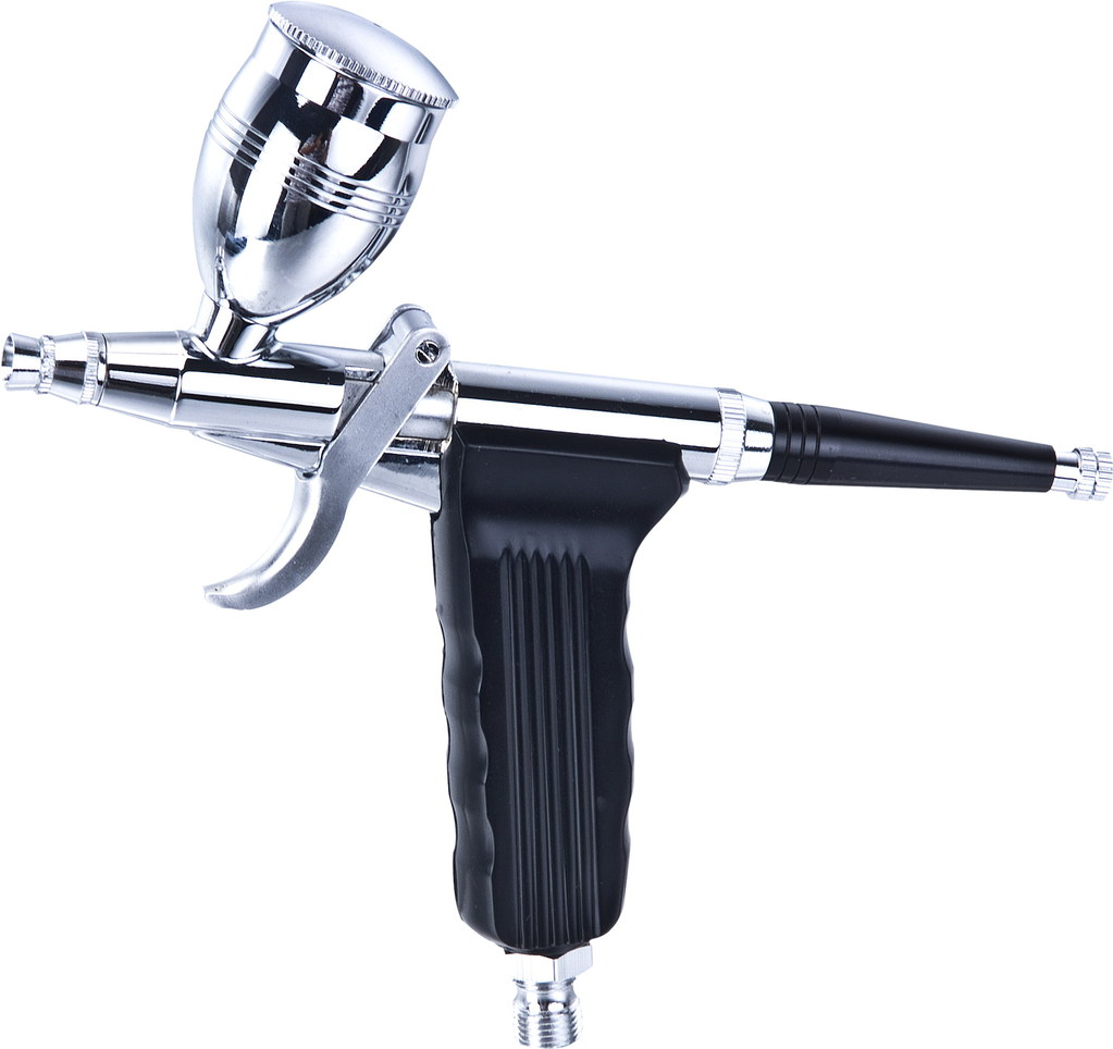 供应0.3MM口径 3个金属杯上壶枪式喷笔 TD-116A