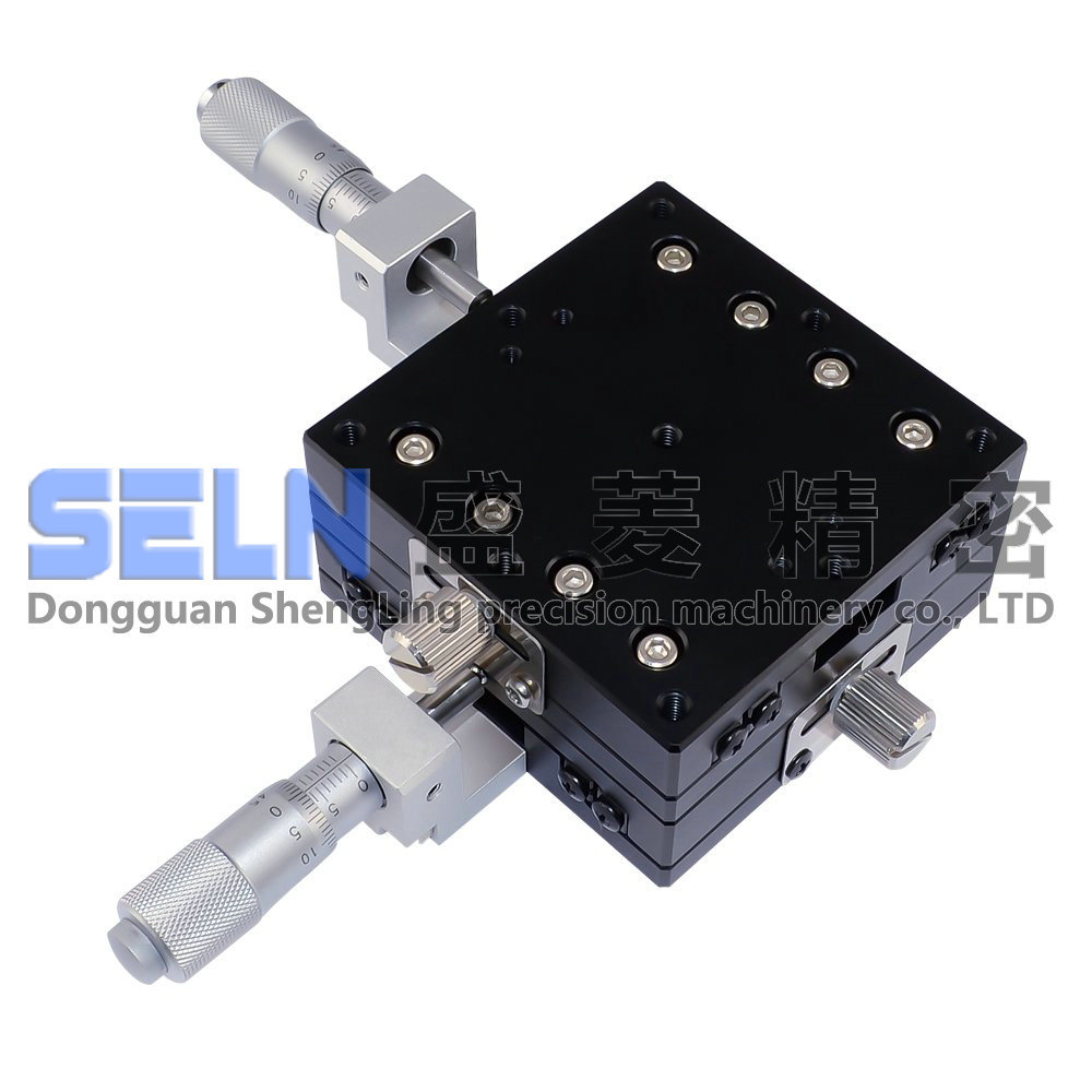 供应 70*70 XY轴 LY70-C 精密型 微调架 可调平台 手动位移滑台