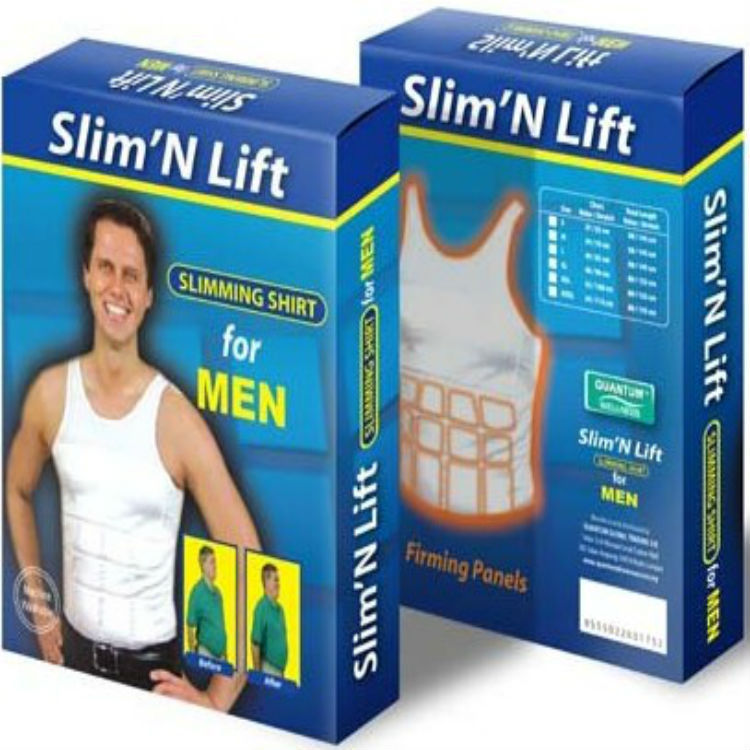 slim n lift 男士塑身收腹收腰塑形啤酒肚背心淘宝热销美体内衣|ru