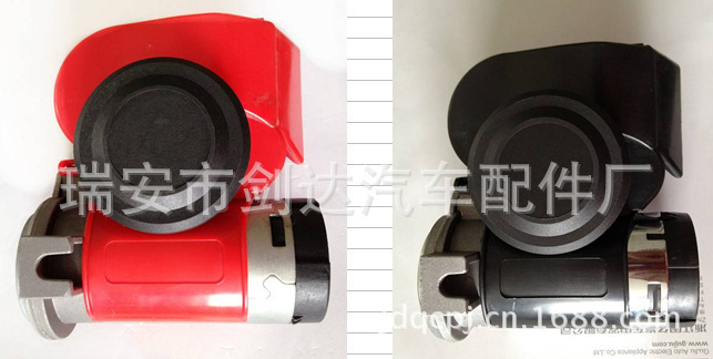 Supply of Super Loud Motorcycle Truck Black Electric Pump Integrated Whistle Air Horn Large Truck High Decibel Car