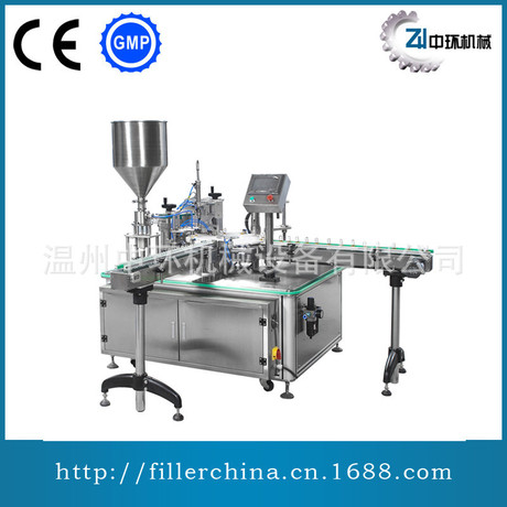 ZHNF-30全自灌装旋盖联动机 精密陶瓷泵灌装机