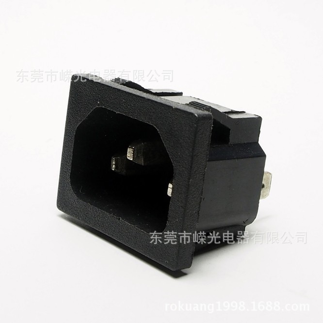 SS-120 IEC C14接线插头 C14插座 UPS插座 机柜插座 卡位式插座