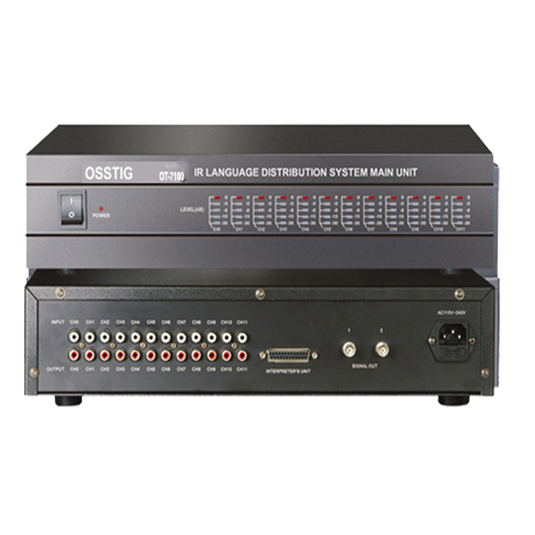 会议系统/多通道会议系统/红外会议系统/语音发射主机 OT-7100