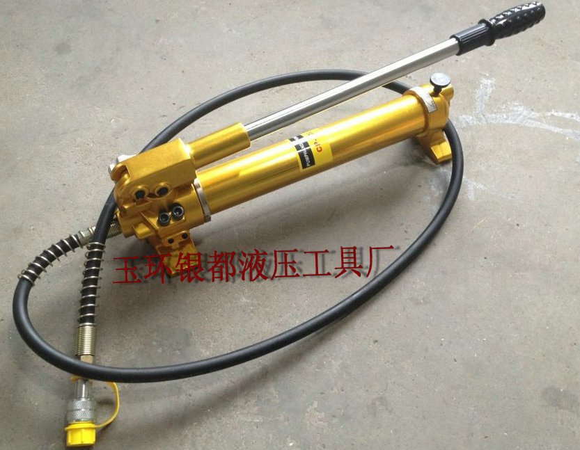 银都铝制手动液压泵CP-700液压油压泵手动液压机新款泵便携式油缸