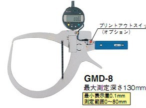 原装正品日本得乐TECLOCK GMD-8 外径卡规