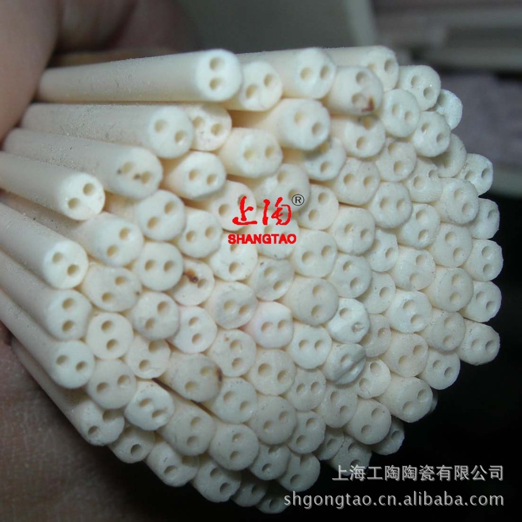 厂家供应 99% 99.5% 氧化铝陶瓷多孔管，刚玉多孔管，陶瓷棒