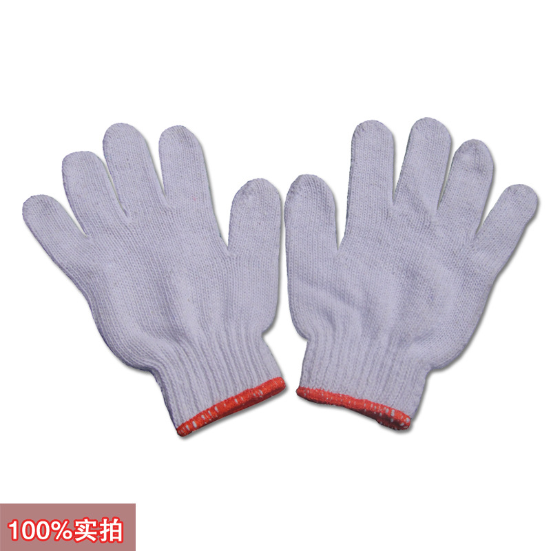 Manufactor Direct selling wholesale wear-resisting durable Gloves white 600 Cotton glove Gloves wholesale