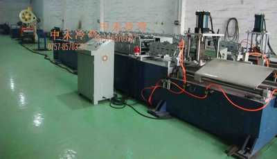 Shelf production line Shelving machine supermarket goods shelves storage goods shelves Section steel machining equipment Produce Manufactor chart)