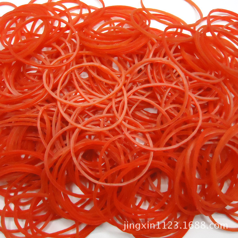 耐高温红色进口橡皮筋 橡皮圈 橡胶圈 牛皮筋 内直径3.8cm批发